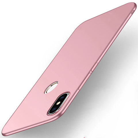 Handyhülle Hülle Kunststoff Schutzhülle Tasche Matt M01 für Xiaomi Mi Max 3 Rosegold