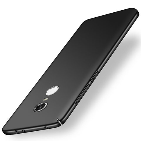 Handyhülle Hülle Kunststoff Schutzhülle Tasche Matt M01 für Xiaomi Redmi 5 Plus Schwarz