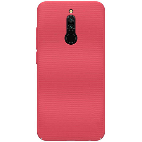 Handyhülle Hülle Kunststoff Schutzhülle Tasche Matt M01 für Xiaomi Redmi 8 Rot