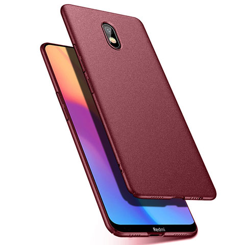 Handyhülle Hülle Kunststoff Schutzhülle Tasche Matt M01 für Xiaomi Redmi 8A Rot