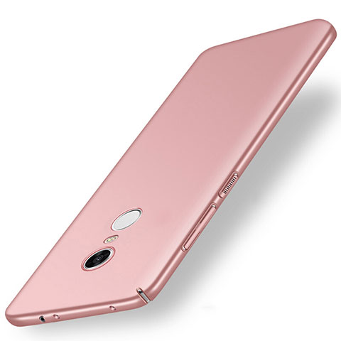 Handyhülle Hülle Kunststoff Schutzhülle Tasche Matt M01 für Xiaomi Redmi Note 5 Indian Version Rosegold