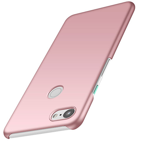 Handyhülle Hülle Kunststoff Schutzhülle Tasche Matt M02 für Google Pixel 3 Rosegold