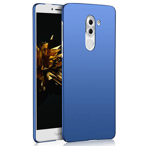 Handyhülle Hülle Kunststoff Schutzhülle Tasche Matt M02 für Huawei Honor 6X Blau