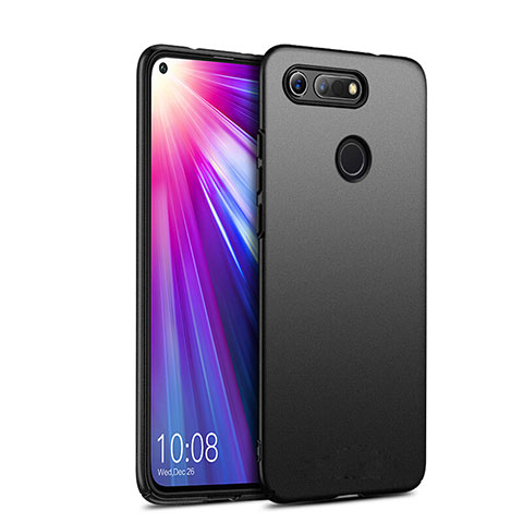 Handyhülle Hülle Kunststoff Schutzhülle Tasche Matt M02 für Huawei Honor V20 Schwarz