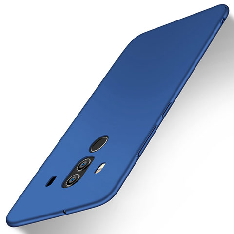 Handyhülle Hülle Kunststoff Schutzhülle Tasche Matt M02 für Huawei Mate 10 Pro Blau