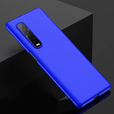 Handyhülle Hülle Kunststoff Schutzhülle Tasche Matt M02 für Oppo Find X2 Pro Blau