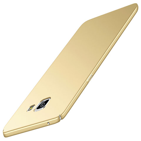 Handyhülle Hülle Kunststoff Schutzhülle Tasche Matt M02 für Samsung Galaxy A5 (2016) SM-A510F Gold