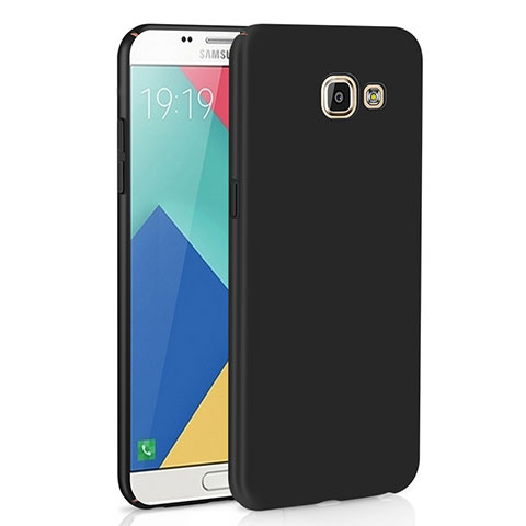 Handyhülle Hülle Kunststoff Schutzhülle Tasche Matt M02 für Samsung Galaxy A9 (2016) A9000 Schwarz