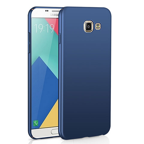 Handyhülle Hülle Kunststoff Schutzhülle Tasche Matt M02 für Samsung Galaxy A9 Pro (2016) SM-A9100 Blau