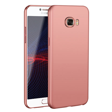 Handyhülle Hülle Kunststoff Schutzhülle Tasche Matt M02 für Samsung Galaxy C5 SM-C5000 Rosegold