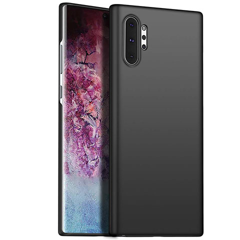 Handyhülle Hülle Kunststoff Schutzhülle Tasche Matt M02 für Samsung Galaxy Note 10 Plus 5G Schwarz