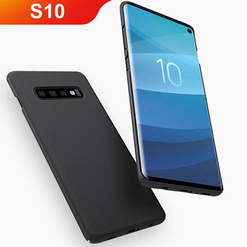 Handyhülle Hülle Kunststoff Schutzhülle Tasche Matt M02 für Samsung Galaxy S10 5G Schwarz