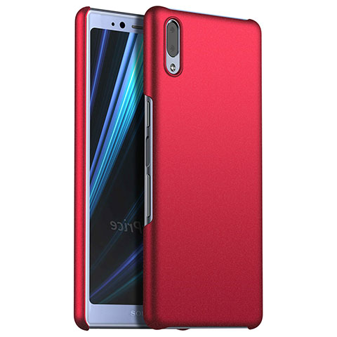 Handyhülle Hülle Kunststoff Schutzhülle Tasche Matt M02 für Sony Xperia L3 Rot