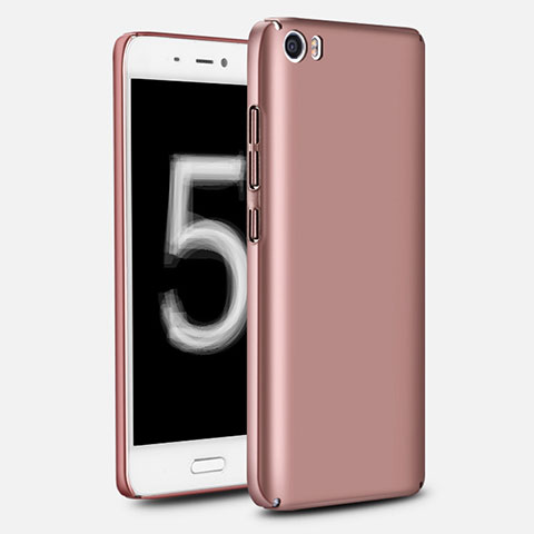 Handyhülle Hülle Kunststoff Schutzhülle Tasche Matt M02 für Xiaomi Mi 5 Rosegold