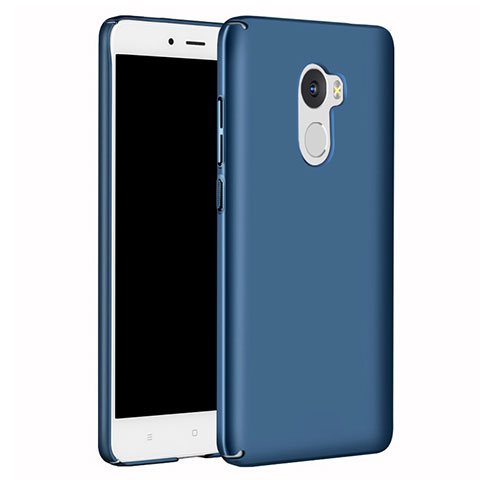 Handyhülle Hülle Kunststoff Schutzhülle Tasche Matt M02 für Xiaomi Redmi 4 Standard Edition Blau