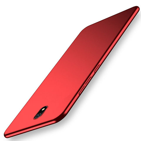 Handyhülle Hülle Kunststoff Schutzhülle Tasche Matt M02 für Xiaomi Redmi 8A Rot