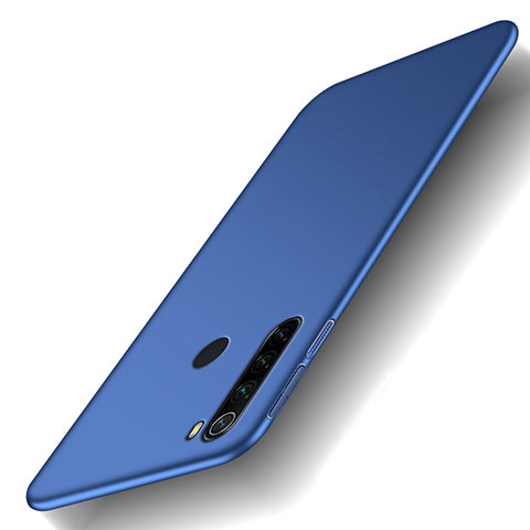 Handyhülle Hülle Kunststoff Schutzhülle Tasche Matt M02 für Xiaomi Redmi Note 8 Blau