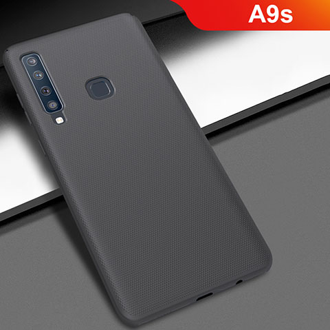 Handyhülle Hülle Kunststoff Schutzhülle Tasche Matt M03 für Samsung Galaxy A9s Schwarz