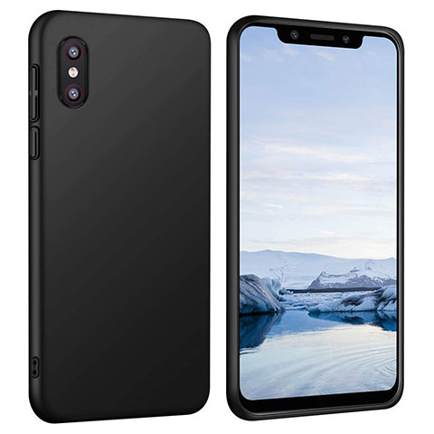 Handyhülle Hülle Kunststoff Schutzhülle Tasche Matt M03 für Xiaomi Mi 8 Pro Global Version Schwarz