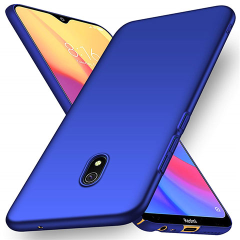 Handyhülle Hülle Kunststoff Schutzhülle Tasche Matt M03 für Xiaomi Redmi 8A Blau