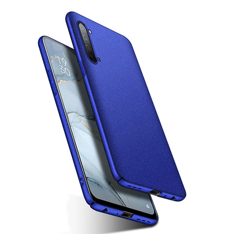 Handyhülle Hülle Kunststoff Schutzhülle Tasche Matt M04 für Oppo F15 Blau