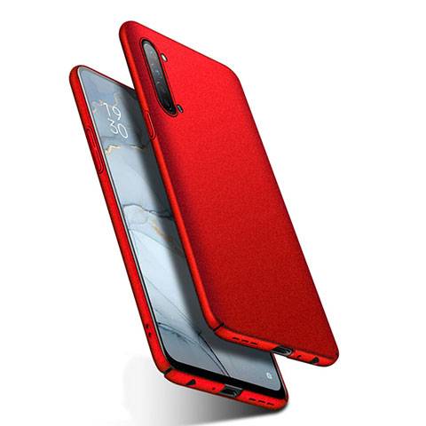 Handyhülle Hülle Kunststoff Schutzhülle Tasche Matt M04 für Oppo Find X2 Lite Rot