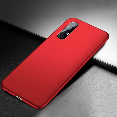 Handyhülle Hülle Kunststoff Schutzhülle Tasche Matt M04 für Oppo Reno3 Pro Rot