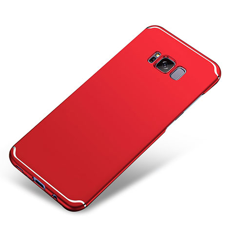 Handyhülle Hülle Kunststoff Schutzhülle Tasche Matt M04 für Samsung Galaxy S8 Rot