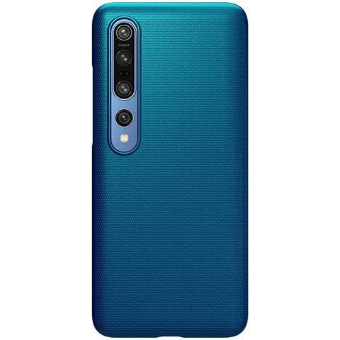 Handyhülle Hülle Kunststoff Schutzhülle Tasche Matt M04 für Xiaomi Mi 10 Pro Blau