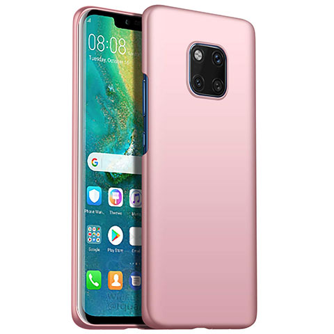 Handyhülle Hülle Kunststoff Schutzhülle Tasche Matt M05 für Huawei Mate 20 Pro Rosegold