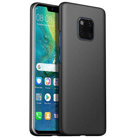 Handyhülle Hülle Kunststoff Schutzhülle Tasche Matt M05 für Huawei Mate 20 Pro Schwarz