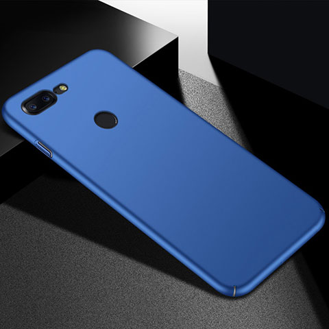 Handyhülle Hülle Kunststoff Schutzhülle Tasche Matt M05 für OnePlus 5T A5010 Blau