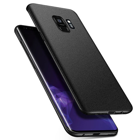 Handyhülle Hülle Kunststoff Schutzhülle Tasche Matt M08 für Samsung Galaxy S9 Schwarz