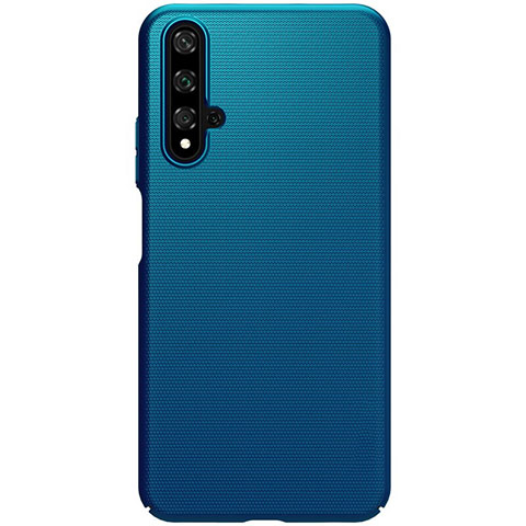 Handyhülle Hülle Kunststoff Schutzhülle Tasche Matt P01 für Huawei Honor 20 Blau