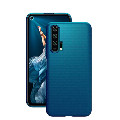 Handyhülle Hülle Kunststoff Schutzhülle Tasche Matt P01 für Huawei Honor 20 Pro Blau