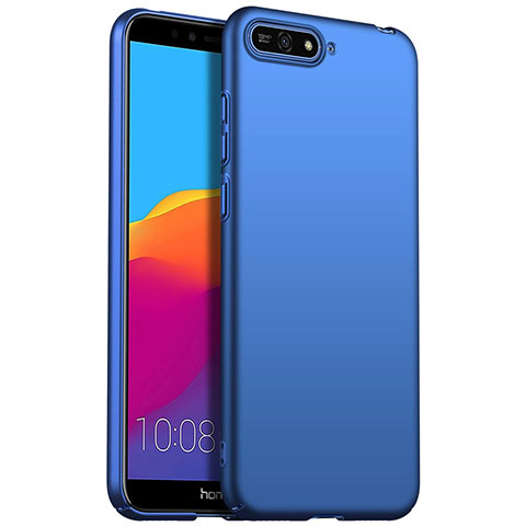 Handyhülle Hülle Kunststoff Schutzhülle Tasche Matt P01 für Huawei Honor 7A Blau