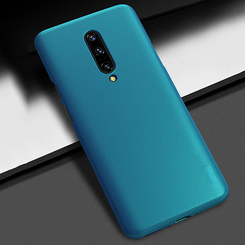 Handyhülle Hülle Kunststoff Schutzhülle Tasche Matt P01 für OnePlus 7 Pro Hellblau