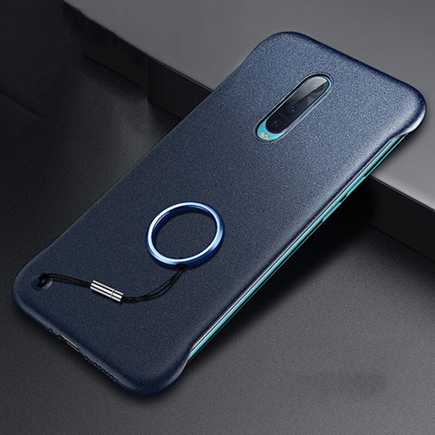 Handyhülle Hülle Kunststoff Schutzhülle Tasche Matt P01 für Oppo R17 Pro Blau