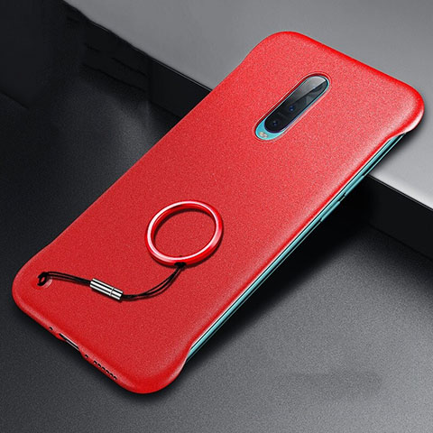 Handyhülle Hülle Kunststoff Schutzhülle Tasche Matt P01 für Oppo R17 Pro Rot