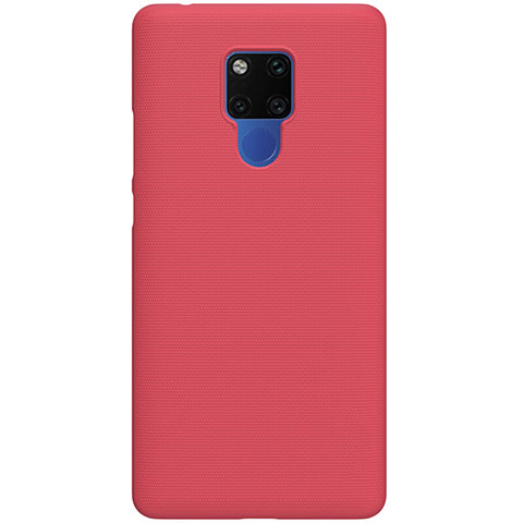 Handyhülle Hülle Kunststoff Schutzhülle Tasche Matt P02 für Huawei Mate 20 Rot