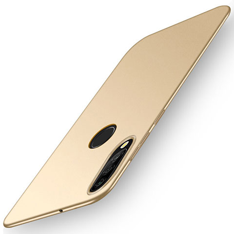 Handyhülle Hülle Kunststoff Schutzhülle Tasche Matt P02 für Huawei P30 Lite Gold