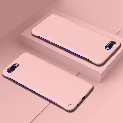 Handyhülle Hülle Kunststoff Schutzhülle Tasche Matt P02 für Oppo K1 Rosa