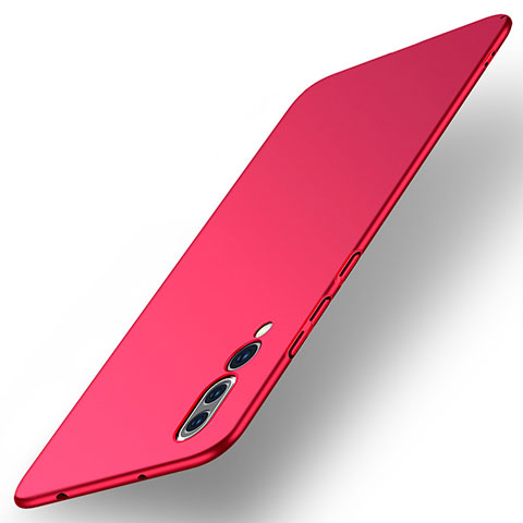 Handyhülle Hülle Kunststoff Schutzhülle Tasche Matt R01 für Huawei P20 Pro Rot