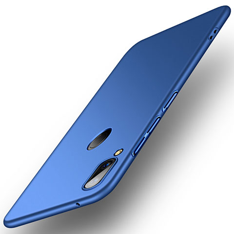 Handyhülle Hülle Kunststoff Schutzhülle Tasche Matt R01 für Huawei Y9 (2019) Blau