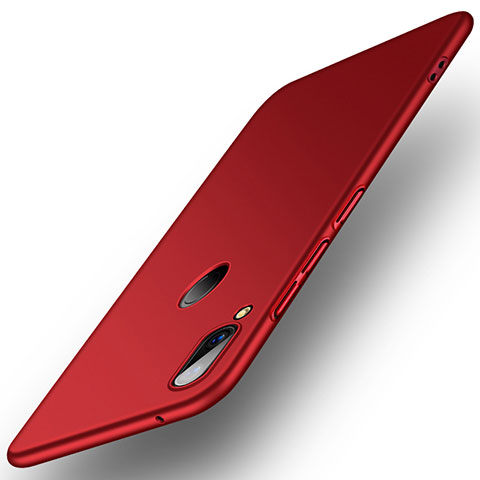 Handyhülle Hülle Kunststoff Schutzhülle Tasche Matt R01 für Huawei Y9 (2019) Rot