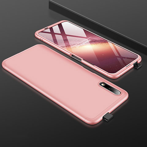 Handyhülle Hülle Kunststoff Schutzhülle Tasche Matt Vorder und Rückseite 360 Grad für Huawei Honor 9X Rosegold