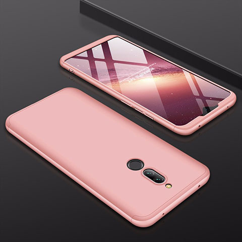 Handyhülle Hülle Kunststoff Schutzhülle Tasche Matt Vorder und Rückseite 360 Grad für Xiaomi Redmi 8 Rosegold