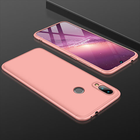 Handyhülle Hülle Kunststoff Schutzhülle Tasche Matt Vorder und Rückseite 360 Grad für Xiaomi Redmi Note 7 Rosegold