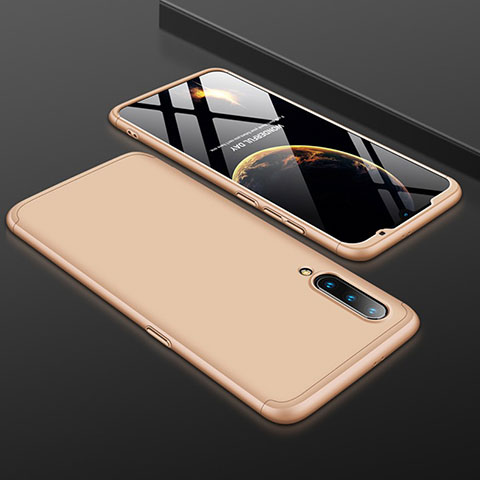 Handyhülle Hülle Kunststoff Schutzhülle Tasche Matt Vorder und Rückseite 360 Grad M01 für Xiaomi Mi 9 Lite Gold