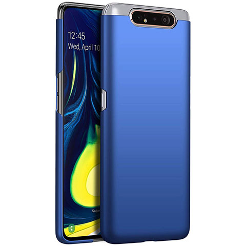 Handyhülle Hülle Kunststoff Schutzhülle Tasche Matt Z01 für Samsung Galaxy A90 4G Blau